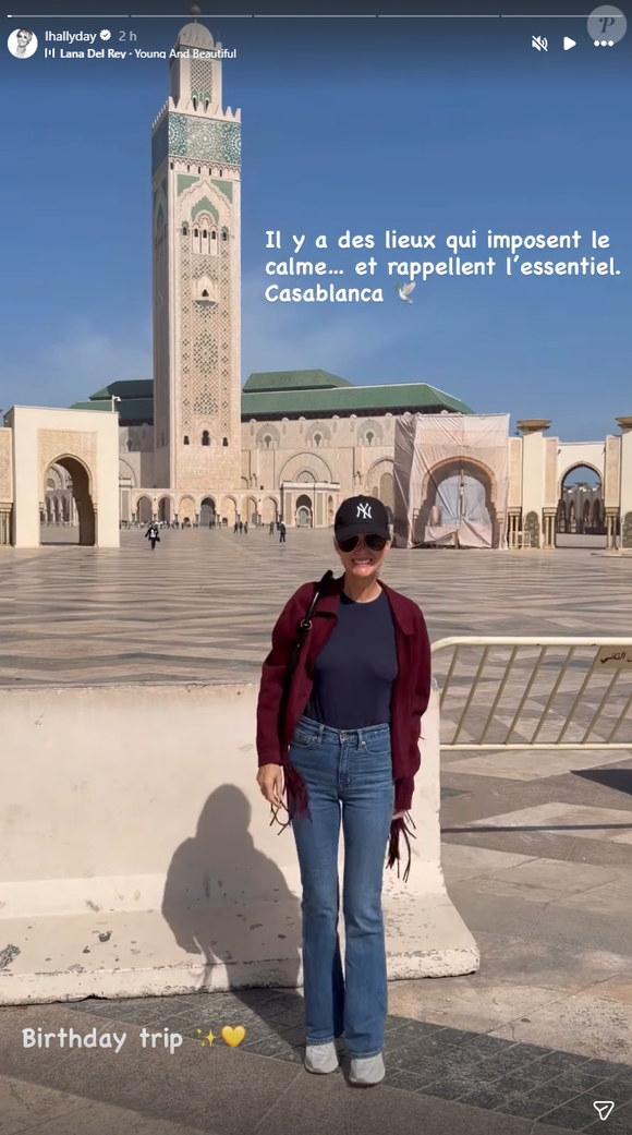 C'est plus précisément dans la ville de Casablanca qu'elle profite actuellement de ce voyage placé sous le signe de l'apaisement.

Laeticia Hallyday en voyage au Maroc pour son anniversaire.