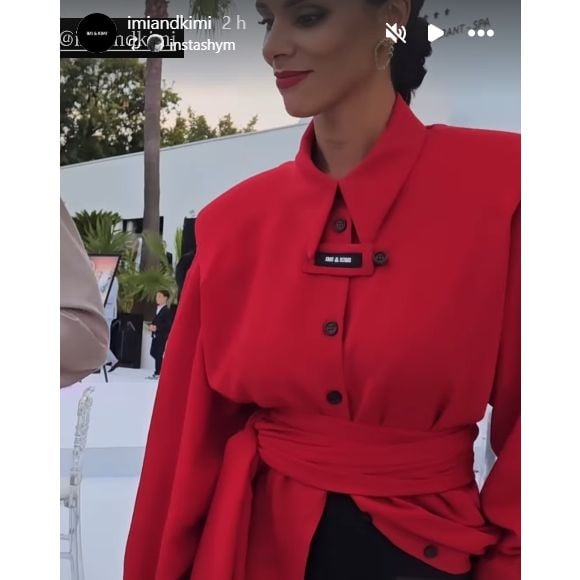 Shy'm lors de la soirée de Patrick Mouratoglou, à Biot, le 21 juin 2025.