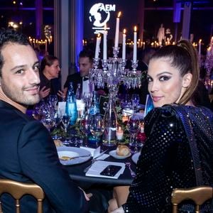 Iris Mittenaere  (Miss France et Miss Univers 2016) et Diego El Glaoui - Dîner de gala de l’association AEM (Un Avenir pour les Enfants du Monde) au bénéfice des enfants du Rwanda organisé par B.Djian au Pavillon Ledoyen à Paris, France, le 12 décembre 2019. Chaque année avant les fêtes, B.Djian mobilise la mode, le temps d’un dîner caritatif au profit des enfants du Rwanda. La directrice de la rédaction de Numéro Magazine associe à la cause de l’association AEM, les grandes maisons de couture française. © Olivier Borde/Bestimage