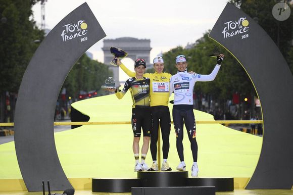 Etape 21 de la 112ème édition du Tour de France, le 24 juillet 2025. PARIS CHAMPS-ELYSEES, FRANCE - JULY 27 : Vingegaard Jonas (DEN) of Team Visma 
Photo News/Psnewz/Bestimage