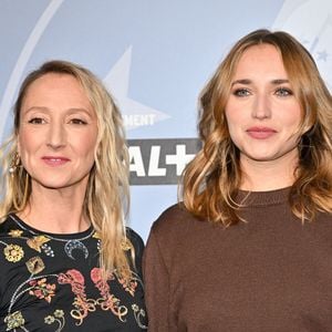 Audrey Lamy, Chloe Jouannet à la première du film L Amour C est Surcote lors du 28ème Festival du Film de l Alpe d Huez à l Alpe d Huez, France le 14 janvier 2025. Photo par Julien Reynaud/APS-Medias/ABACAPRESS.COM