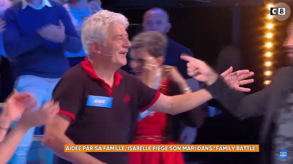 Isabelle Morini-Bosc et son mari Alain pour son unique apparition dans "Touche pas à mon poste" (C8)