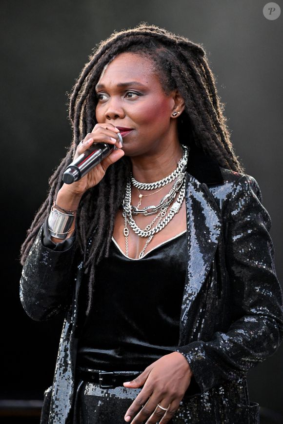 Kareen Guiock Thuram a été reçue par Bernard Cazeneuve.

Kareen Guiock-Thuram, journaliste présentatrice sur M6 et chanteuse de Jazz, durant la quatrième soirée du Nice Jazz Fest à Nice, sur la scène du Théâtre de Verdure. Le 23 août 2024
© Bruno Bebert / Bestimage