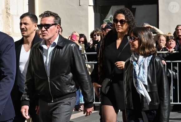 Steevy Boulay, Benjamin Castaldi, Julie Mercy, Alexia Laroche-Joubert - Obsèques de Loana Petrucciani dans la cathédrale Sainte-Réparate à Nice le 10 avril 2026. L'ancienne star de téléréalité a été retrouvée morte dans son appartement niçois par les autorités, le 25 mars dernier.
Bruno Bebert / Bestimage