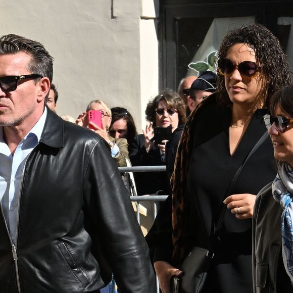 Steevy Boulay, Benjamin Castaldi, Julie Mercy, Alexia Laroche-Joubert - Obsèques de Loana Petrucciani dans la cathédrale Sainte-Réparate à Nice le 10 avril 2026. L'ancienne star de téléréalité a été retrouvée morte dans son appartement niçois par les autorités, le 25 mars dernier.
Bruno Bebert / Bestimage