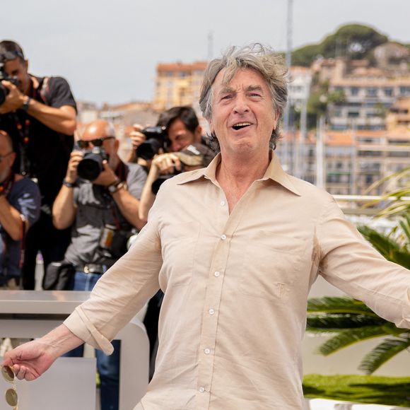 François Cluzet au photocall de "Mascarade" lors du 75ème Festival International du Film de Cannes, le 28 mai 2022. 
© Olivier Borde / Bestimage