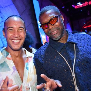 Laurent Maistret, Djibril Cissé - Prime d'Amazon fait sa fête foraine au Bridge Club à Paris le 25 juin 2025.  Hier soir, le Bridge Club s’est métamorphosé en fête foraine où de nombreuses personnalités se sont réunies pour célébrer Prime Day, l’événement shopping estival qui animera l’été du 8 au 11 juillet.
  © Veeren/Bestimage