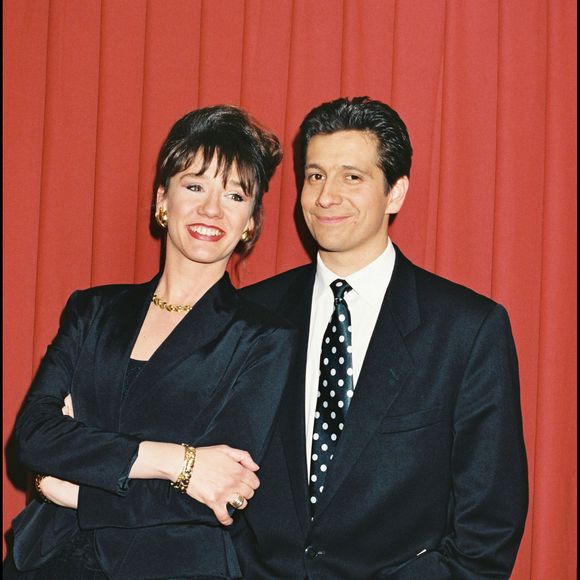 Virginie Lemoine et Laurent Gerra lors des Molières à Paris
©BERTRAND RINDOFF PETROFF / BESTIMAGE