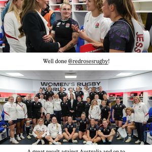 Story Instagram de Kate Middleton dans les vestiaires de l'équipe anglaise de rugby ce 6 septembre 2025 pour la Coupe du monde ©Prince et princesses de Galles - Instagram