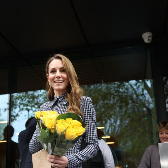 La princesse de Galles (Catherine "Kate" Middleton, princesse de Galles), marraine d'Anna Freud, lors d'une visite à l'organisation caritative pour la santé mentale des enfants dans le nord de Londres, pour discuter du rôle vital des relations et des liens dans la formation des bébés, des enfants et des jeunes gens pour l'avenir. Date de la photo : jeudi 27 novembre 2025.

PA Photo/ Bestimage