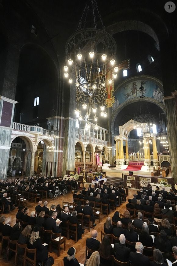 Vue générale de la messe de requiem pour la duchesse de Kent, à la cathédrale de Westminster, dans le centre de Londres. 16 septembre 2025. © PA Photo/ Bestimage