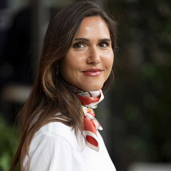 Joyce Jonathan au village lors des Internationaux de France de Tennis de Roland Garros 2023, le 7 juin 2023. © Jacovides / Moreau / Bestimage