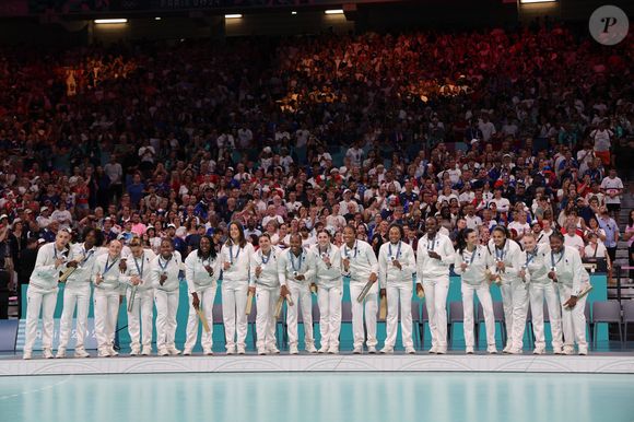 Match des équipes féminines de handball norvégienne et française lors des JO de Paris 2024 - © Laurent Sanson / Panoramic / Bestimage