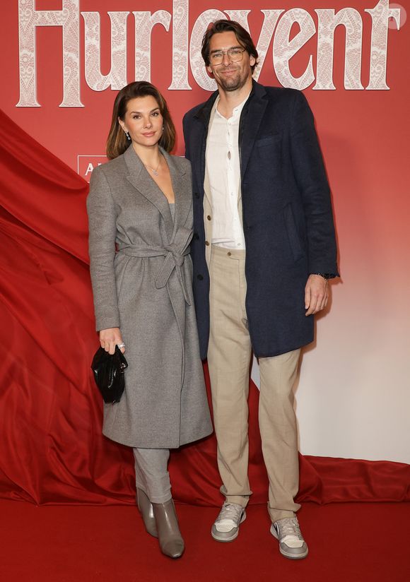 Camille Lacourt et sa compagne Alice Detollenaere - Avant-première du film "Hurlevent" au Grand Rex à Paris le 2 février 2026. © Coadic Guirec/Bestimage