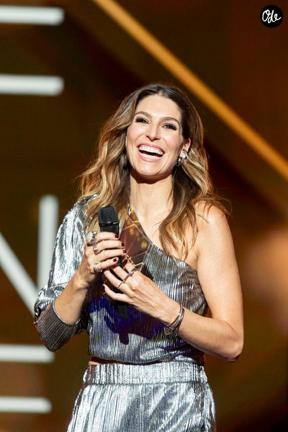 Exclusif - Laury Thilleman - Enregistrement de l'émission « La fête de la chanson française » à Paris, présentée par L. Thilleman et A. Manoukian, et diffusée le 20 décembre sur France 3
© Pierre Perusseau / Bestimage