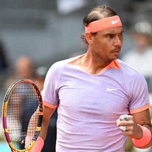 Rafael Nadal lors du tournoi de tennis Mutua à Madrid, le 29 avril 2024. Europa Press / Bestimage