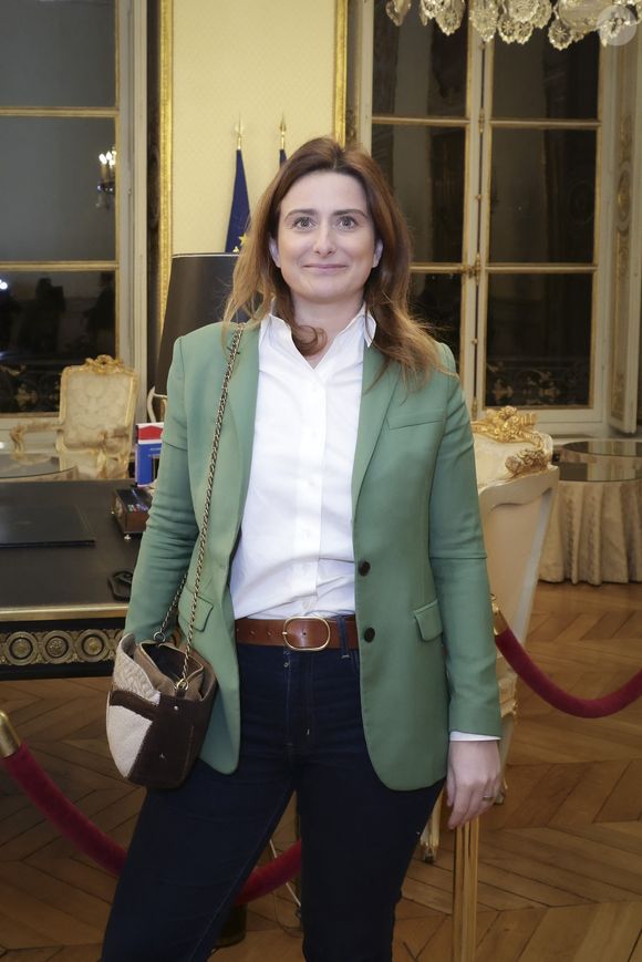 Marine Tondelier - Remise du Prix du Trombinoscope 2024 à l’Assemblée Nationale à Paris le 12 février 2025.  © Jack Tribeca/Bestimage