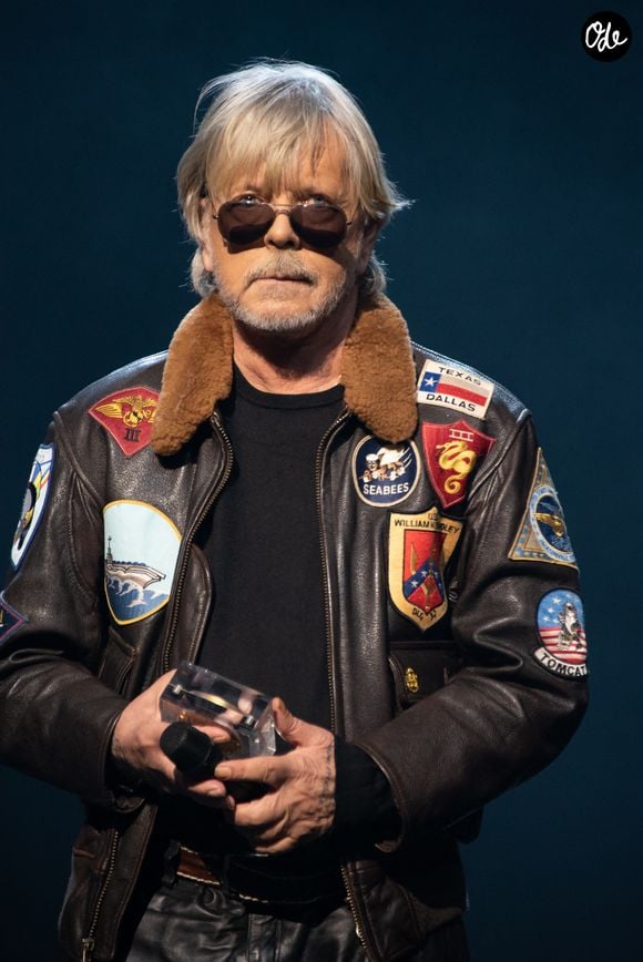 Le chanteur Renaud, lauréat du Prix spécial de la Sacem lors du Grand Prix Sacem 2018, à la Salle Pleyel, le 10 décembre 2018, à Paris, en France. Photo de Mireille Ampilhac/ABACAPRESS.COM