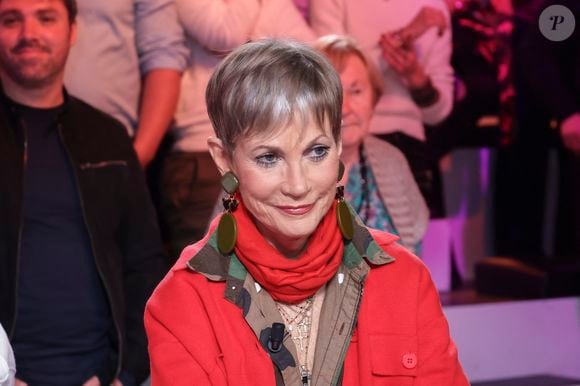 Exclusif - Isabelle Morini-Bosc, sur le plateau de de l’émission « TPMP » présentée par C.Hanouna et diffusée en direct sur C8, Paris, France, le 06 janvier 2025. © Jack Tribeca / Bestimage