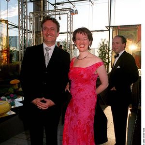Anne Roumanoff et Philippe Vaillant - Soirée Perrier-Jouët à la serre André Citroën, à Paris, pour “Plein Pied”.
BERTRAND RINDOFF PETROFF / BESTIMAGE