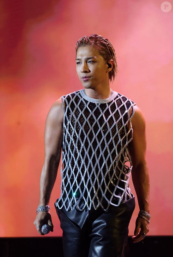 Exclusif - Taeyang sur la scène du "Gala des pièces jaunes, le concert événement" à La Défense Arena à Nanterre le 23 janvier 2025.
© Jacovides / Moreau / Bestimage