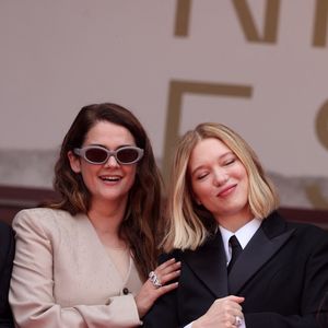 Victoire Du Bois, Léa Seydoux - Montée des marches du film " L'inconnue" lors du 79ème Festival International du Film de Cannes, le 18 mai 2026. © Jacovides-Moreau / Bestimage