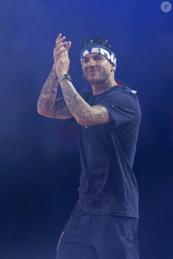 Lucas Hernandez - Les joueurs du PSG célèbrent leur titre de Champion d'Europe au Parc Des Princes à Paris, le 1er juin 2025.
© Cyril Moreau/Bestimage
