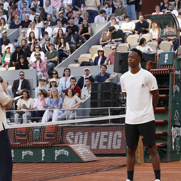 Matt Pokora, Gaël Monfils - Soirée "Gael & Friends" à Roland Garros sur le court Philippe Chatrierà Paris le 21 mai 2026. © Marc Ausset-Lacroix/Bestimage