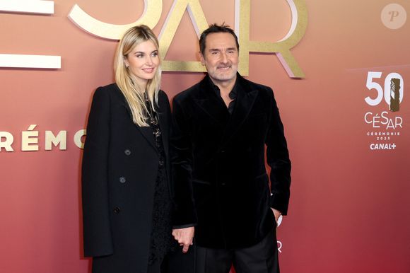 Gilles Lellouche, sa compagne Alizée Guinochet -  Photocall de la 50ème édition de la cérémonie des César à l'Olympia à Paris, France, le 28 février 2025 © Dominique Jacovides - Olivier Borde / Bestimage