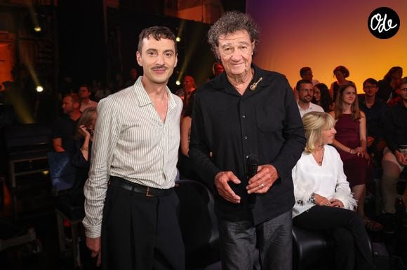 Exclusif - Robert Charlebois, Thomas Jolly, lors de l’enregistrement de l’émission "Le Grand Echiquier - Spéciale Céline Dion" présentée par C.Chazal et A.Manoukian et diffusée le 20 octobre sur France 2, à Paris, France, le 3 juillet 2026. © Jack Tribeca/Bestimage