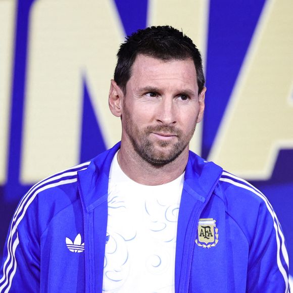 L'Argentin a 39 ans

Lionel Messi, capitaine de l'Argentine, lors d'une conférence de presse spéciale consacrée à la finale de la Coupe du monde de la FIFA, organisée dans le cadre du Fanatics Fest au Jacob Javitz Center, le vendredi 17 juillet 2026, à New York, New York, États-Unis. (Crédit photo : © Jess Stiles/ZUMA Press Wire/ABACAPRESS.COM)