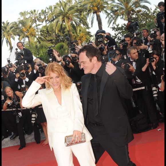Quentin Tarantino et Mélanie Laurent lors du Festival de Cannes 2009
©RACHID BELLAK / BESTIMAGE