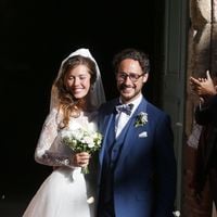 Photo inédite du mariage d'Emilie Broussouloux avec Thomas Hollande en Corrèze : la journaliste évoque une coïncidence touchante
