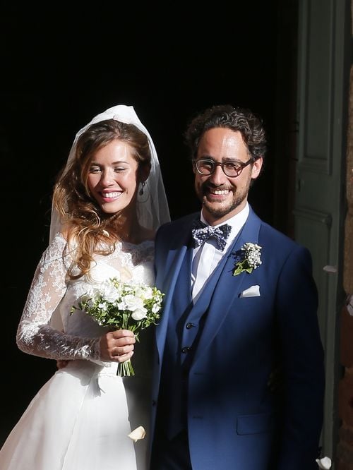 Photo inédite du mariage d'Emilie Broussouloux avec Thomas Hollande en Corrèze : la journaliste évoque une coïncidence touchante