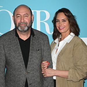Kad Merad et sa femme Julia Vignali - Avant-première du film "La Vie pour de vrai" au cinéma Pathé Wepler à Paris le 18 avril 2023. © Coadic Guirec/Bestimage
