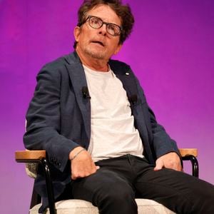 Michael J. Fox participe au salon "Bits & Pretzels HealthTech 2023" à Munich, le 20 juin 2023. Action Press / Bestimage