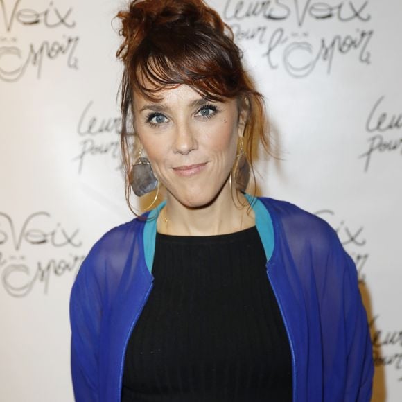 Zaz - Photocall de la 10ème édition du concert caritatif "Leurs voix pour l'espoir" au profit de la fondation ARCAD (Aide et recherche en Cancérologie Digestive) et la lutte contre le cancer du pancréas à l'Olympia à Paris le 11 octobre 2021. © Marc Ausset-Lacroix - Pierre Perusseau / Bestimage