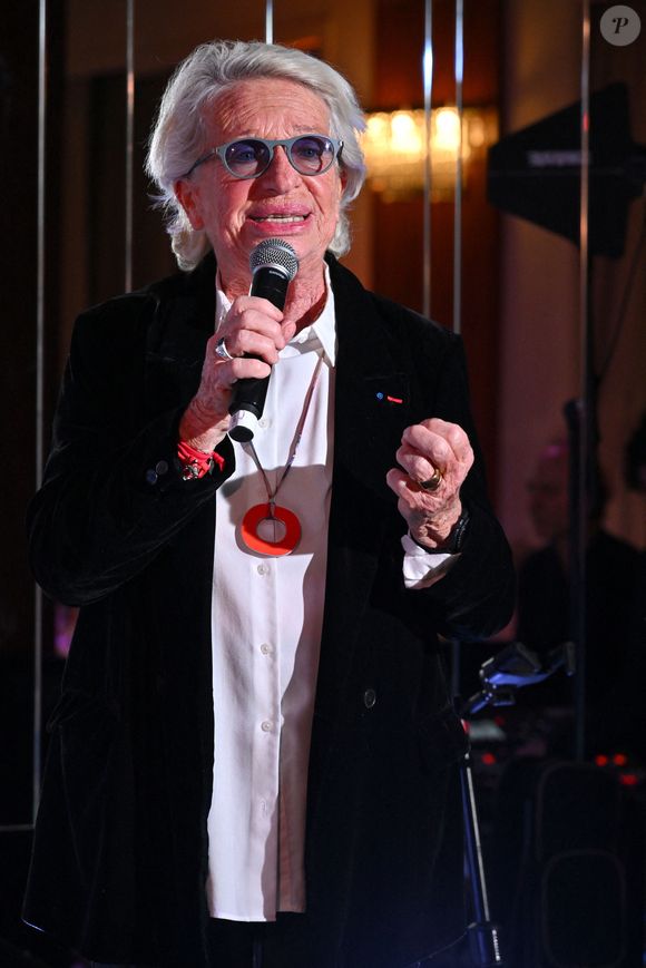 Véronique de Villèle durant le dîner au profit de l'association Enfant Star & Match à l'hôtel Majestic à Cannes le 1er février 2025. © Bruno Bebert/Bestimage