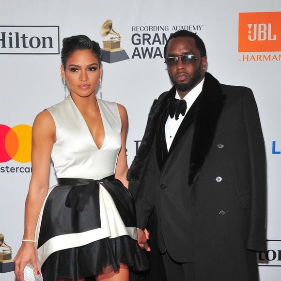 Cassie et Sean Combs (Sean John, Puff Diddy, Puffy, Diddy, P. Diddy, Brother Love) au gala Clive Davis and Recording Academy Pre-Grammy en l'honneur de J-Z à New York, le 27 janvier 2018. Backgrid USA / Bestimage