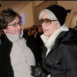 Françoise Hardy et son fils Thomas Dutronc - "Henri Salvador tire sa révérence" et fait ses adieux à a scène lors d'un concert au Palais des Congrès de Paris.