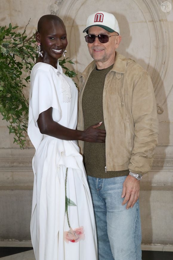 Adot Gak et Marc Quinn - Photocall du défilé Christian Dior, Collection Haute Couture Printemps/Été 2026, dans le cadre de la Fashion Week de Paris le 26 Janvier 2026. © Bertrand Rindoff / Bestimage