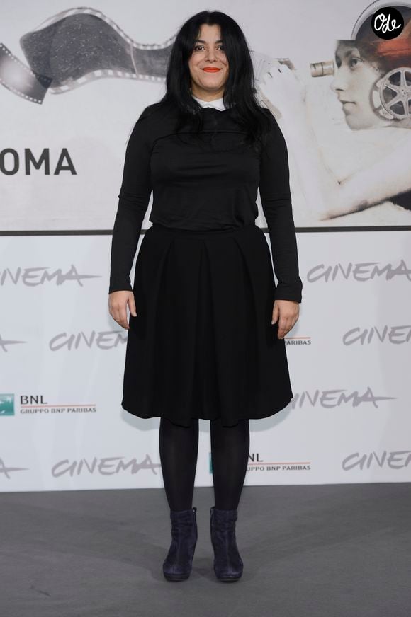 Marjane Satrapi - Photocall du film "La bande des Jotas" lors du 7eme festival international du film de Rome. Le 16 novembre 2012 SGP / BESTIMAGE