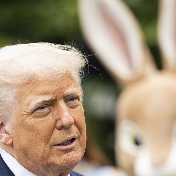 Washington 2025, Pâques à la Maison Blanche : le président Donald Trump. Backgrid USA / Bestimage