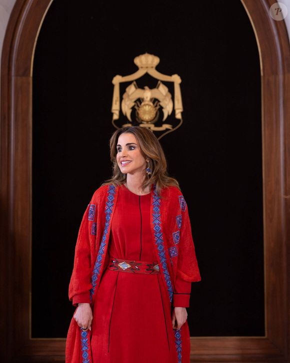La reine Rania de Jordanie participe à l'Iftar pour les femmes soldats de l'armée jordanienne et le personnel de sécurité féminin à Amman le 26 mars 2025. Photo par Dana Press / Bestimage