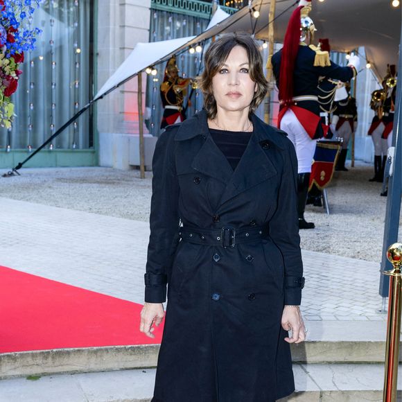 Mathilde Seigner est la nouvelle marraine de la garde Républicaine au Pavillon Dauphine, à Paris, France, le 30 mai 2024. © Olivier Borde/Bestimage