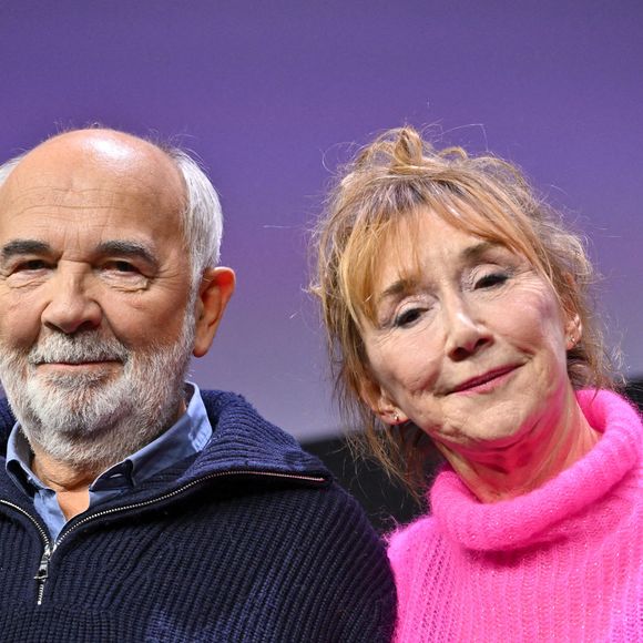 Gérard Jugnot, Marie Anne Chazel lors de la cérémonie d'ouverture du 28ème Festival du Film de l'Alpe d'Huez à l'Alpe d'Huez, France, le 13 janvier 2024. Photo par Julien Reynaud/APS-Medias/ABACAPRESS.COM