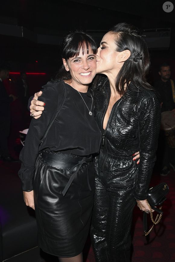 Koxie, de son vrai nom Laure Cohen et Sandra Sisley lors de l'opening du Roxie Club à Paris le 10 octobre 2019. © Pierre Perusseau / Bestimage