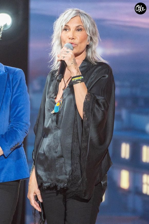 Zazie lors du Téléthon 2024, à Saint-Denis, près de Paris, en France, le 29 novembre 2024. Photo d'Alexis Jumeau/ABACAPRESS.COM