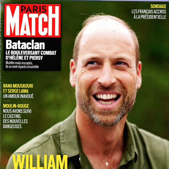 Couverture du Paris Match du mercredi 12 novembre 2025 avec Serge Lama et Nana Mouskouri.