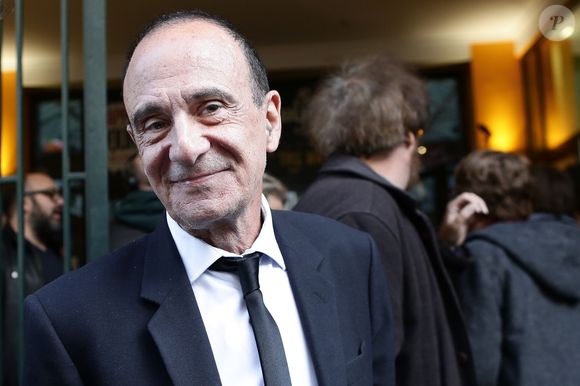 Gérard Miller - Soirée électorale du candidat de "la France Insoumise", JL.  Mélenchon  à l'issue du premier tour de l'élection présidentielle qui termine 4ème à 19,6 %, au Belushi's à Paris, France, le 23 avril 2017. 
© Stephane Lemouton/BestImage